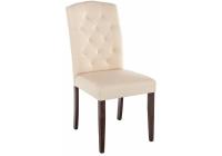 Стул деревянный Menson dark walnut  / fabric cream фото Стул деревянный Menson dark walnut  / fabric cream. Фото №1