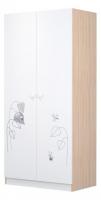 Шкаф платяной Polini kids French 1230 Amis, белый