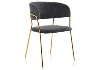 Стул Kamelia grey / gold фото Стул Kamelia grey / gold. Фото №1