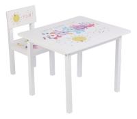 Набор для детской Polini Kids Малышарики 105 S, белый. Фото №1