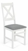 Стул CROSSMAN Многослойная фанера, 100*41*40, white, ткань серая (16/1) (поставляется по 2 шт)