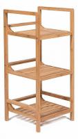 Этажерка (3 полки) (mod. JWBL-1031) прессованный бамбук, 30х30х70см, натуральный фото Этажерка (3 полки) (mod. JWBL-1031) прессованный бамбук, 30х30х70см, натуральный. Фото №1
