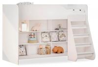 Кровать-чердак Трио,белый. Фото №1