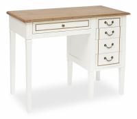 Стол письменный Secret de Maison CHATEAUBRIANT (mod. BRN25) красное дерево, 100x50x78, White (белый)/Walnut (орех). Фото №1