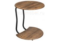 Журнальный стол Андромеда черный матовый / старое дерево