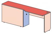 Стол-тумба для двухэтажного блока Силуэт. Фото №1