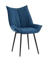 Стул Осло велюр синий. Фото №1