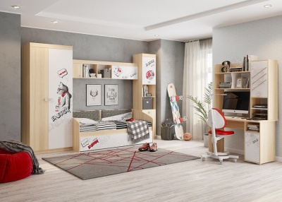 Энерджи Стол дуб сонома/белый. Фото