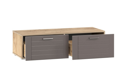 Тумба ТВА  Livorno  НМ 011.34, Софт Графит, Дуб Бунратти фото Тумба ТВА  Livorno  НМ 011.34, Софт Графит, Дуб Бунратти. Фото №2