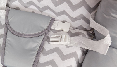 Шезлонг детский Polini kids Зигзаг, серый фото Шезлонг детский Polini kids Зигзаг, серый. Фото №5