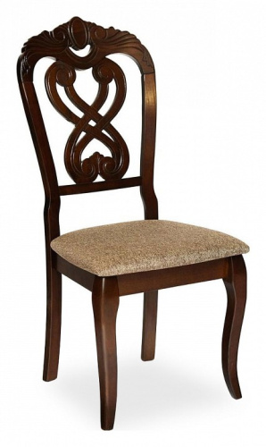 Стул -Андромеда/ Andromeda Цвет: каркас - сappuchino, обивка - коричневый S 168-7.  (поставляется только по 2 шт). Фото №1