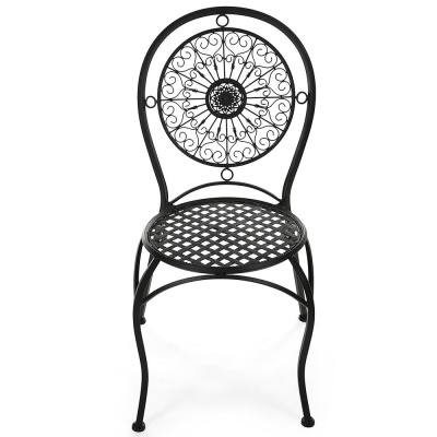 Кованый стул Secret De Maison Gloria черный. Фото №2