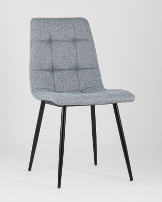 Стул Вольт рогожка серо-голубой. Фото №3