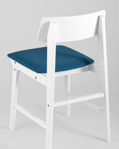 Стул ODEN WHITE синий 2 шт.. Фото №8
