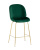 Стул полубарный Beetle со спинкой изумрудный фото Стул полубарный Beetle со спинкой изумрудный. Фото №1