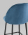 Стул полубарный Марсель велюр пыльно-синий. Фото №8