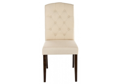 Стул деревянный Menson dark walnut  / fabric cream фото Стул деревянный Menson dark walnut  / fabric cream. Фото №3