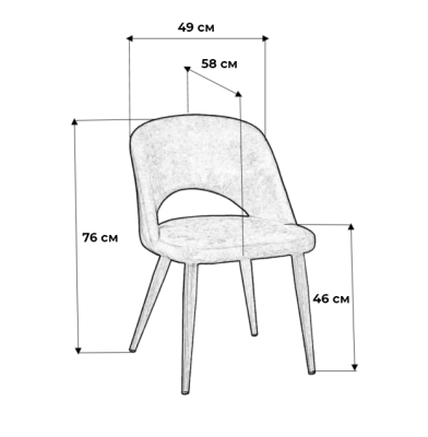 Кресло Lars ГрейТОрех. Фото