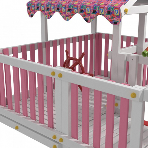 Комплекс игровой ДК8Р, розовый, серый. Фото №6