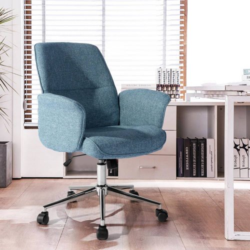 Стул офисный Simona голубой. Фото №10