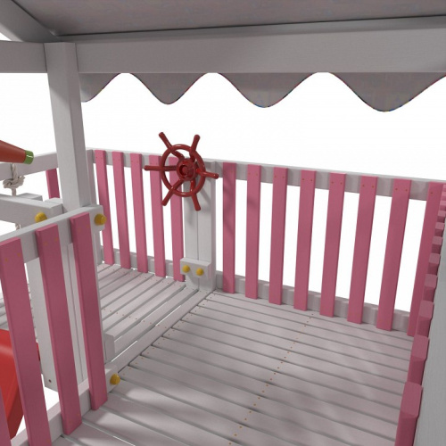 Комплекс игровой ДК8Р, розовый, серый. Фото №8