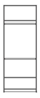 Шкаф двухстворчатый Силуэт. Фото