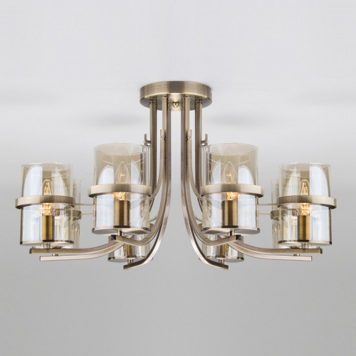 Потолочная люстра Eurosvet Coppa 60085/8 античная бронза. Фото №1