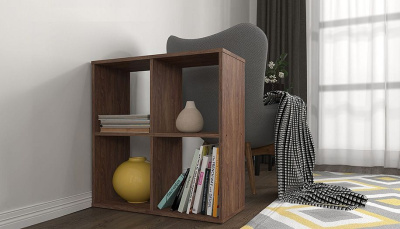 Стеллаж Polini Home Smart, коричневый фото Стеллаж Polini Home Smart, коричневый. Фото №5