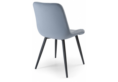 Стул Fox light blue / black. Фото №4