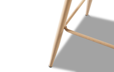 Барный стул 350B голубой/дерево. Фото