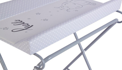 Стол пеленальный Polini kids Бегемотик, серый. Фото №5