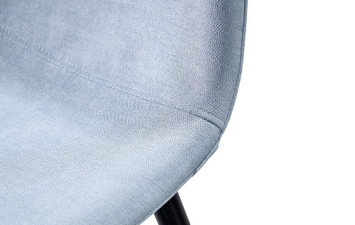 Барный стул 350B голубой/черный. Фото №5