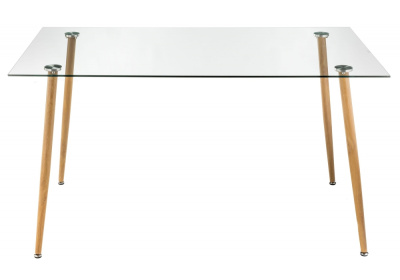 Стол стеклянный Rober wood фото Стол стеклянный Rober wood. Фото №2