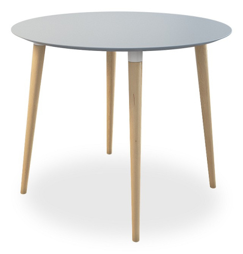 Сканди 2 Стол (обеденный) небесный/светлый лак. Фото №1