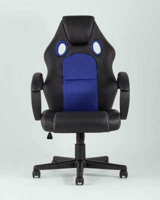 Кресло игровое TopChairs Renegade синее фото Кресло игровое TopChairs Renegade синее. Фото №5