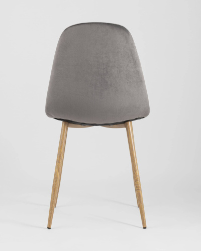 Стул Валенсия велюр серый. Фото №7