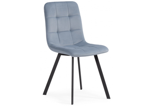 Стул Bruk light blue / black. Фото №1