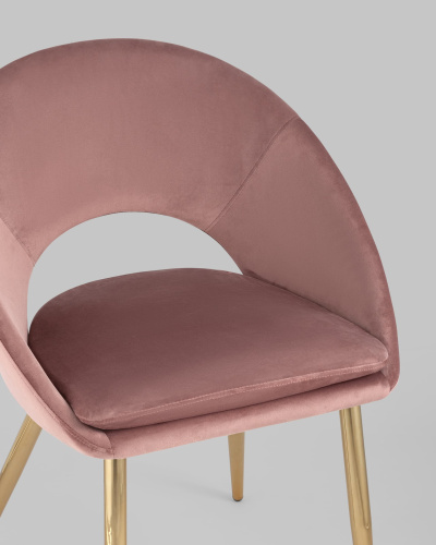 Стул Кензи пыльно-розовый фото Стул Кензи пыльно-розовый. Фото №8