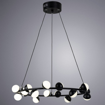 Подвесная люстра Arte Lamp Dexter A3619SP-18BK фото Подвесная люстра Arte Lamp Dexter A3619SP-18BK. Фото №2