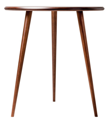 Стол кофейный Vortex Brass орех. Фото