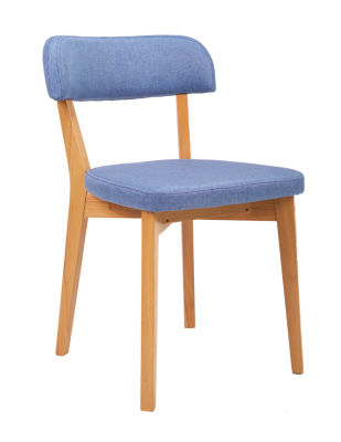 Стул Франк Блю-Лазур/Натур. Бук фото Стул Франк Блю-Лазур/Натур. Бук. Фото №2