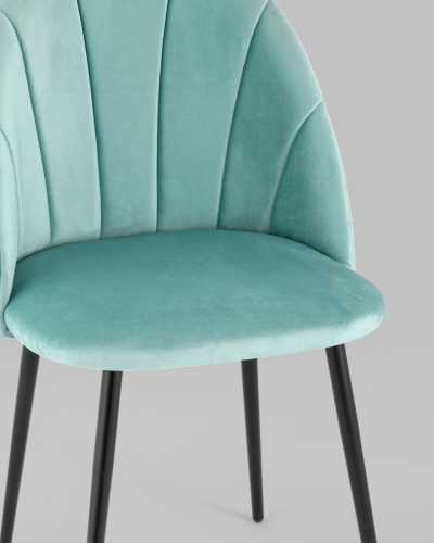 Стул Логан велюр пыльно-голубой. Фото №9