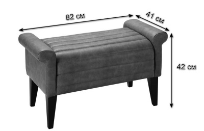 Стул барный Бентли черный. Фото