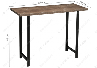 Стол деревянный Пегас дуб велингтон / черный матовый. Фото №2