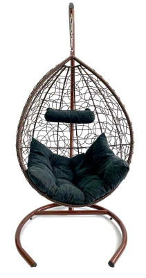 Подвесное кресло "КРИТ", цвет: коричневый фото Подвесное кресло "КРИТ", цвет: коричневый. Фото №5