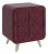 Тумба прикроватная Софи 2, (480х370х580) бордо (велюр) фото Тумба прикроватная Софи 2, (480х370х580) бордо (велюр). Фото №1