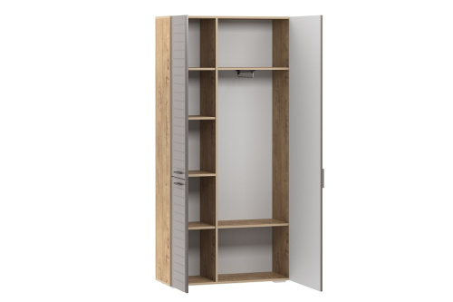 Шкаф для одежды Livorno НМ 013.36 Софт Графит, Дуб Бунратти. Фото №2