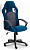 Кресло DRIVER флок/ткань, синий/серый, 32/12