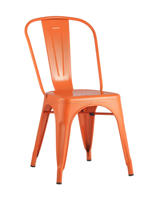 Стул TOLIX оранжевый глянцевый фото Стул TOLIX оранжевый глянцевый. Фото №2