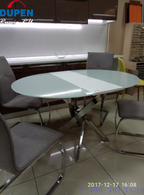 Стол В2303 белый/хром. Фото №4